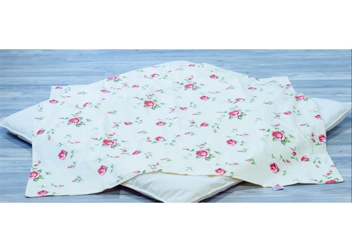 Толстый коврик для вигвама "Розочки" 100х100 Fmebel AL