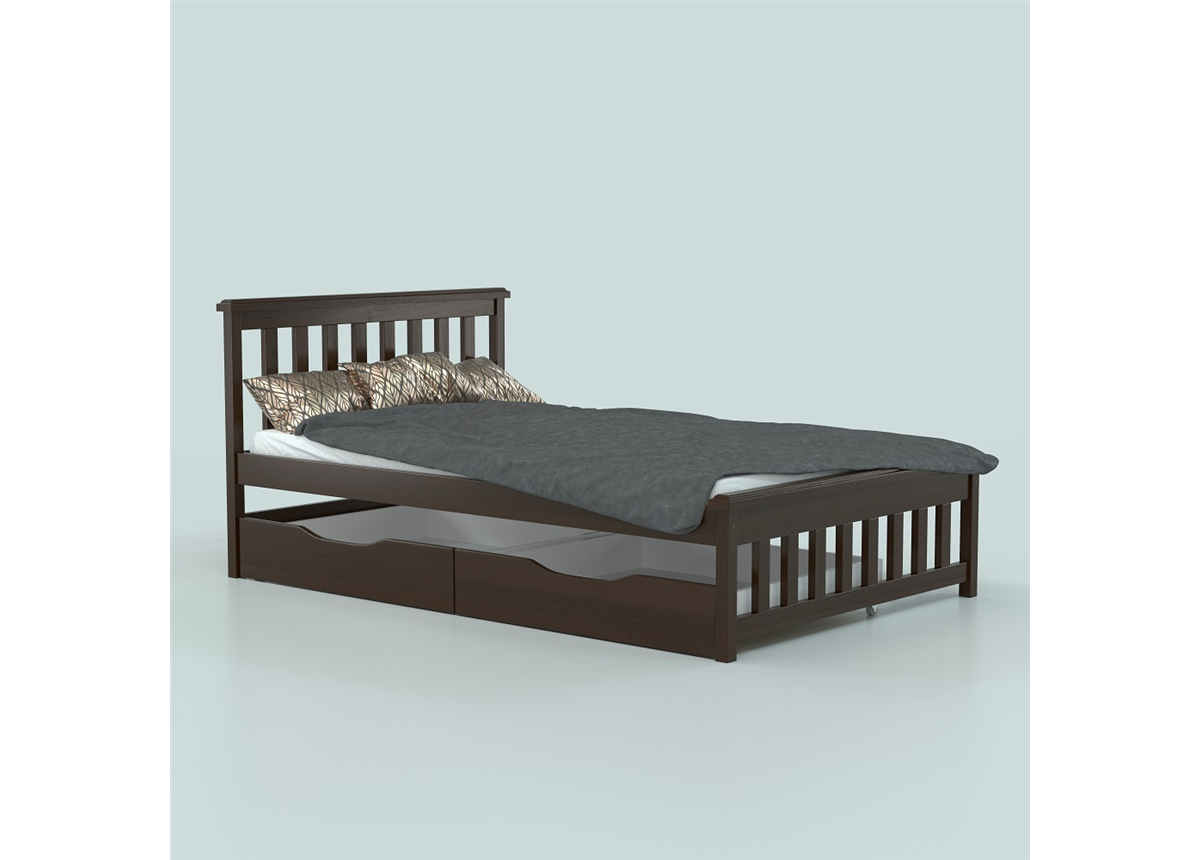 Кровать Асти (массив) Луна 140x190/200