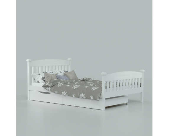 Кровать Фиби (массив) Луна 120x190/200