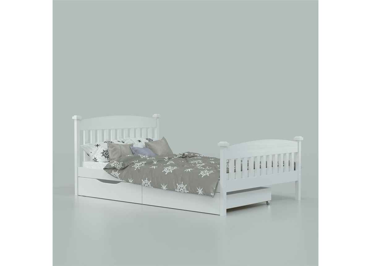 Кровать Фиби (массив) Луна 140x190/200