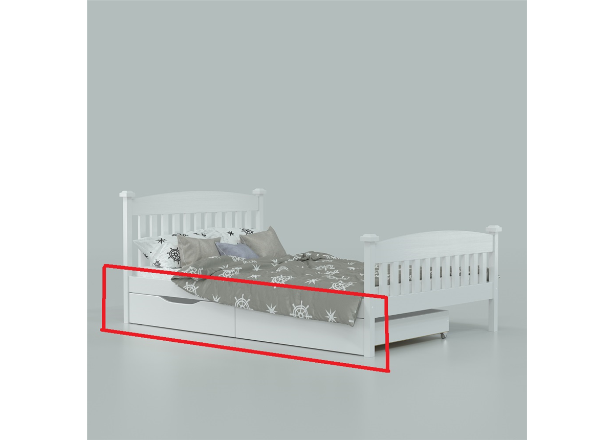 Ящики к кровати Фиби (масcив) Луна