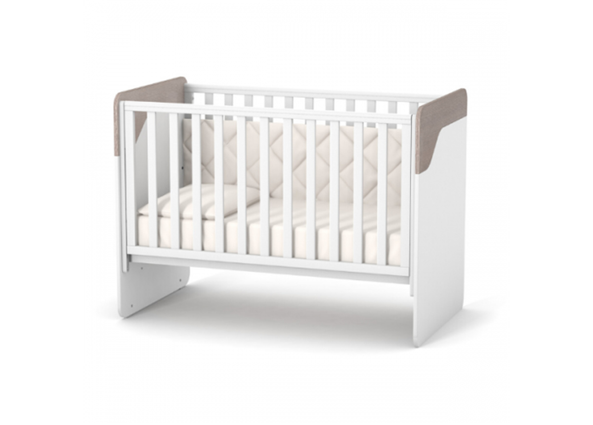 Кроватка ЛД4 Сидней Верес 60x120 Капучино-белый