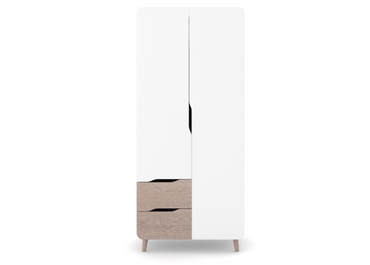 Шкаф Сидней 750 Верес капучино-белый