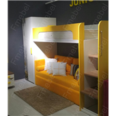 Кровать-чердак с местом под диван КЧ 54 Fmebel 80x190