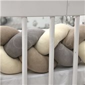 Комплект для круглых кроваток Art Desing + бортик "Коса" Majestic Маленькая Соня