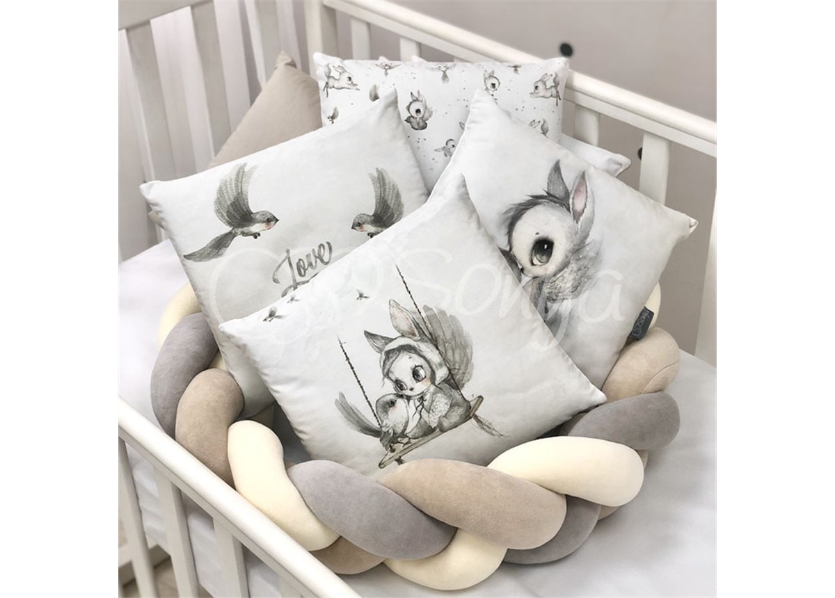 Бортики Art Design + Коса + простынь Majestic Маленькая Соня