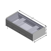 Кровать с дополнительным спальным местом ВКД 11 Fmebel 90x200