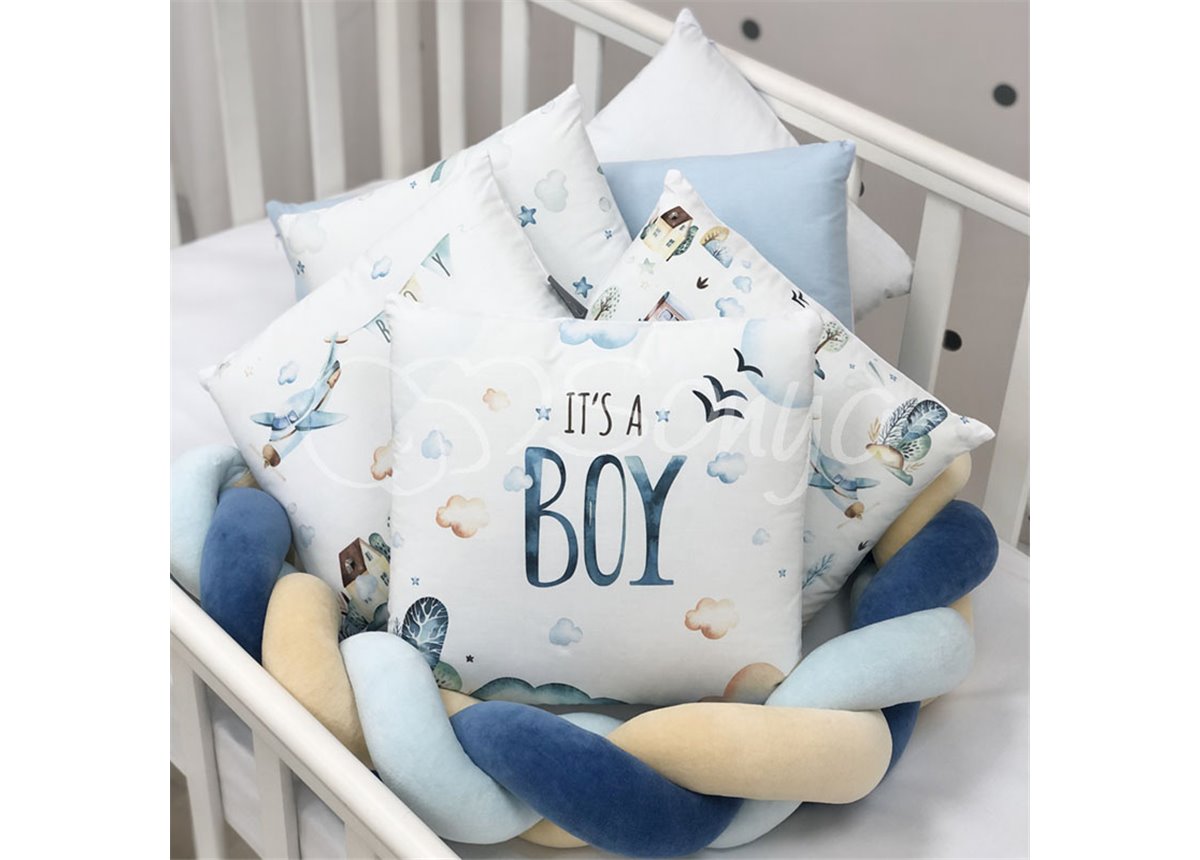 Бортики Art Design + Коса + простынь Boy Маленькая Соня