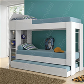 Двухъярусная кровать с дополнительным спальным местом ВКТ 12 Fmebel 80x190
