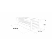 Кровать Карлсон с подъемным механизмом 80x200