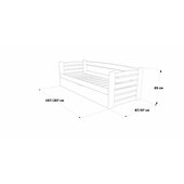 Кровать Карлсон с подъемным механизмом 90x200