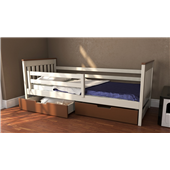 Кровать-диванчик Адель двухцветная RAL (массив) Луна 80x190/200