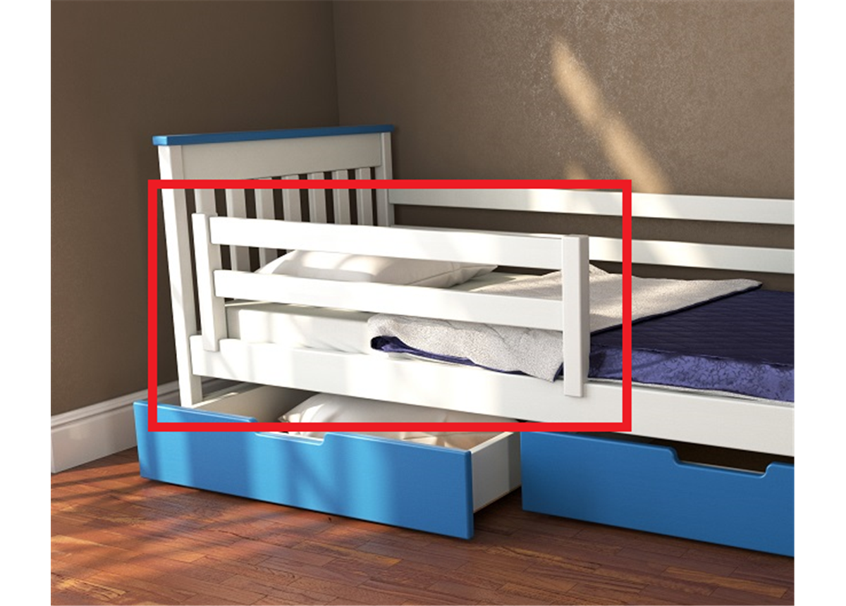 Защитный бортик для кровати Адель RAL (массив) Луна