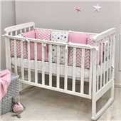 Комплект Baby Design Stars розовый (6 предметов) Маленькая Соня