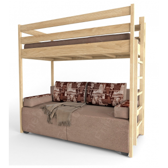 Кровать-чердак с диваном Fmebel