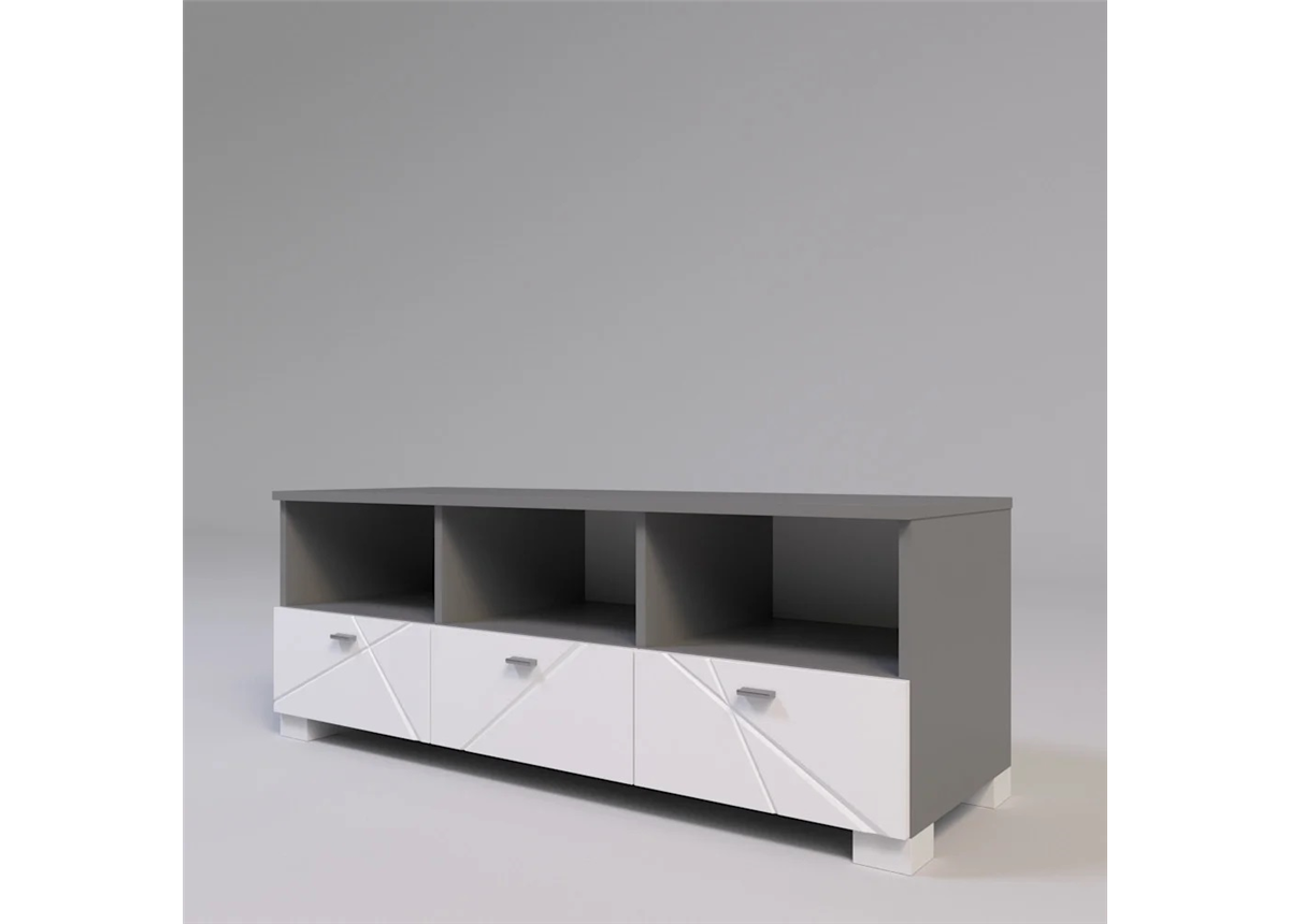 Тумба ТВ Х-СКАУТ Санти Мебель 1354х460х500 белый