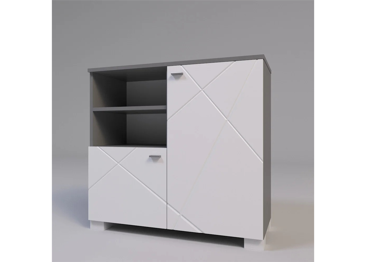 Тумба-комод малая Х-СКАУТ Санти Мебель 904х460х850 белый