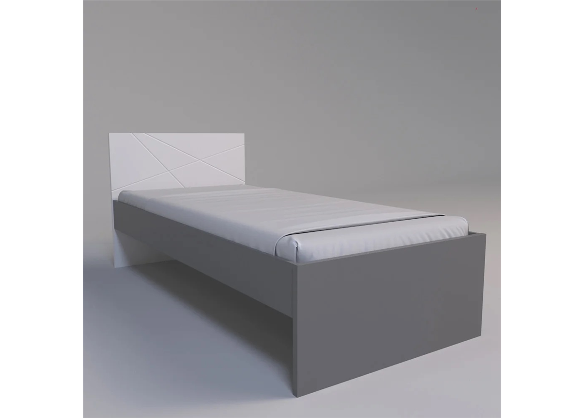 Кровать без ламелей Х-СКАУТ Санти Мебель белый 90x200