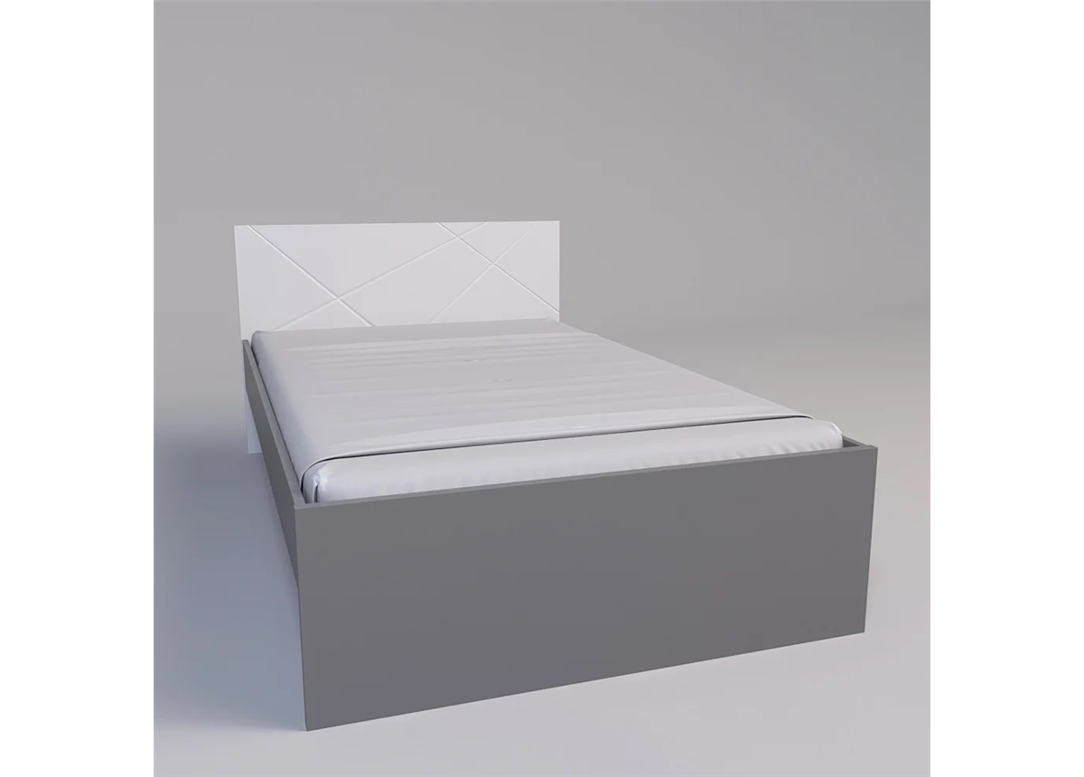 Кровать без ламелей Х-СКАУТ Санти Мебель белый 120x200