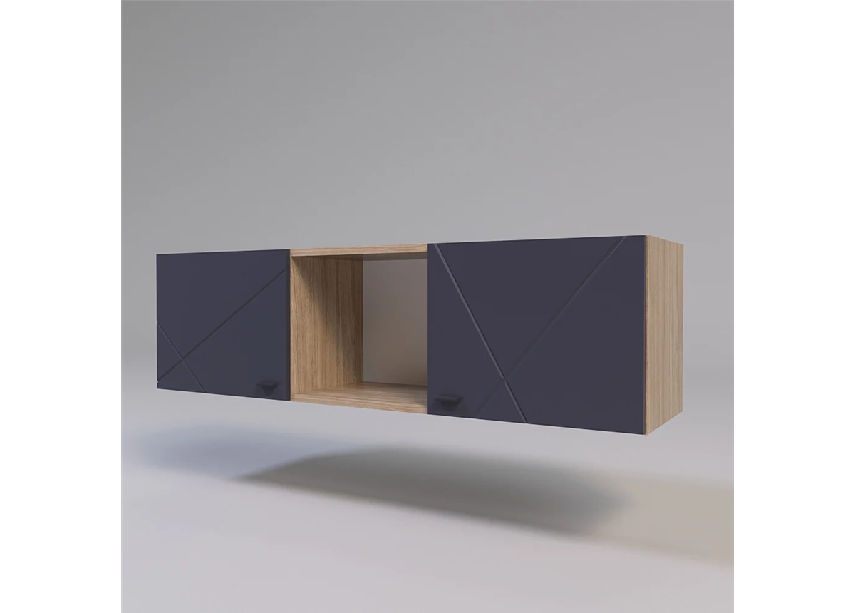 Полка универсальная Х-Скаут Санти Мебель 1350х346х380 графит