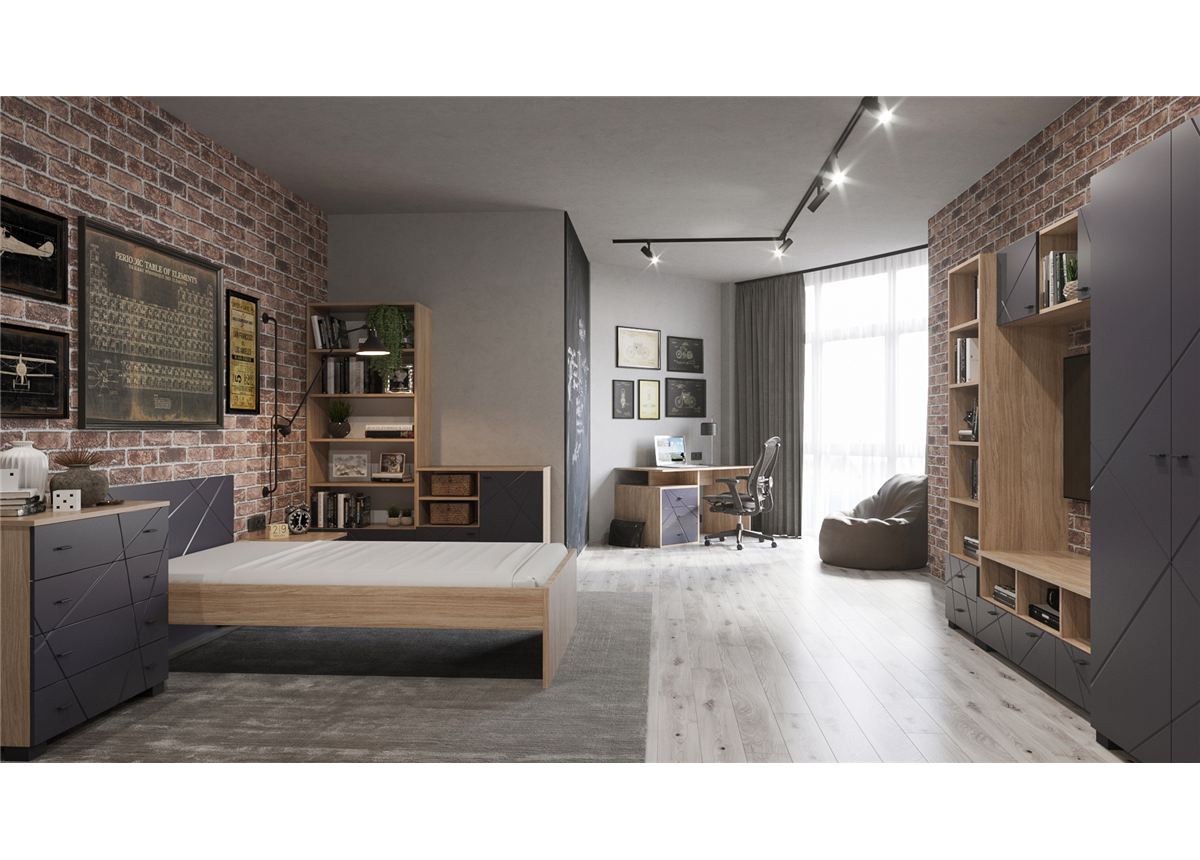 Комната Х-Скаут Санти Мебель графит