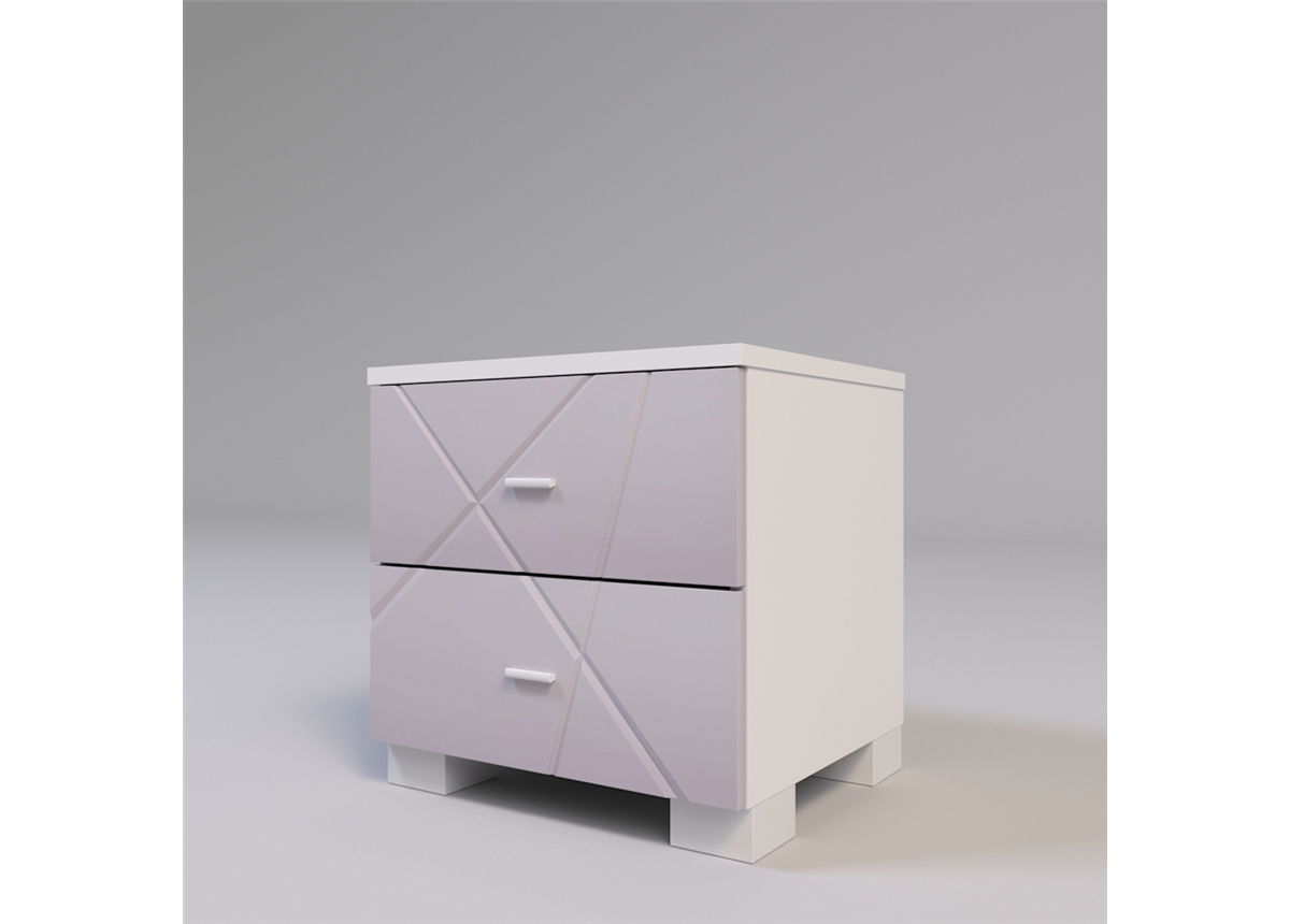 Тумба Х-Скаут Санти Мебель 454х392х450 розовый