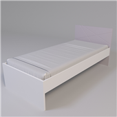 Кровать без ламелей Х-Скаут Санти Мебель розовый 90x200