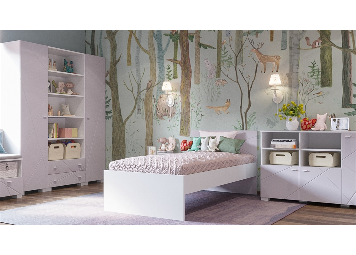 Комната Х-Скаут Санти Мебель розовый