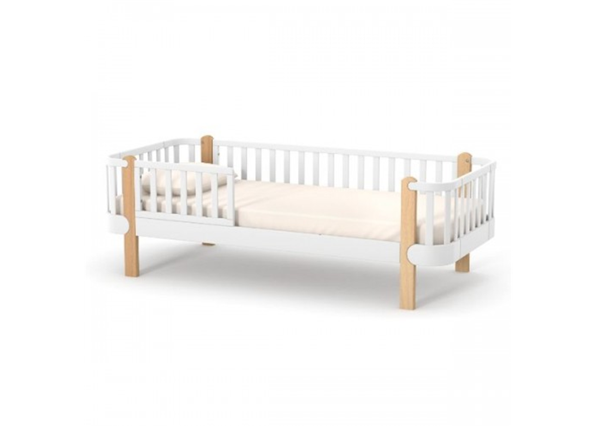 Кровать Монако Верес бело-буковый 80x190