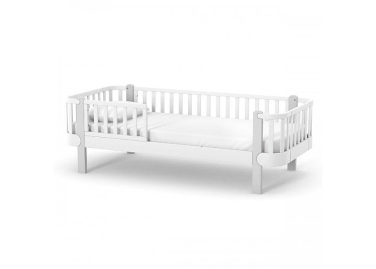 Кровать Монако Верес бело-серый 80x190