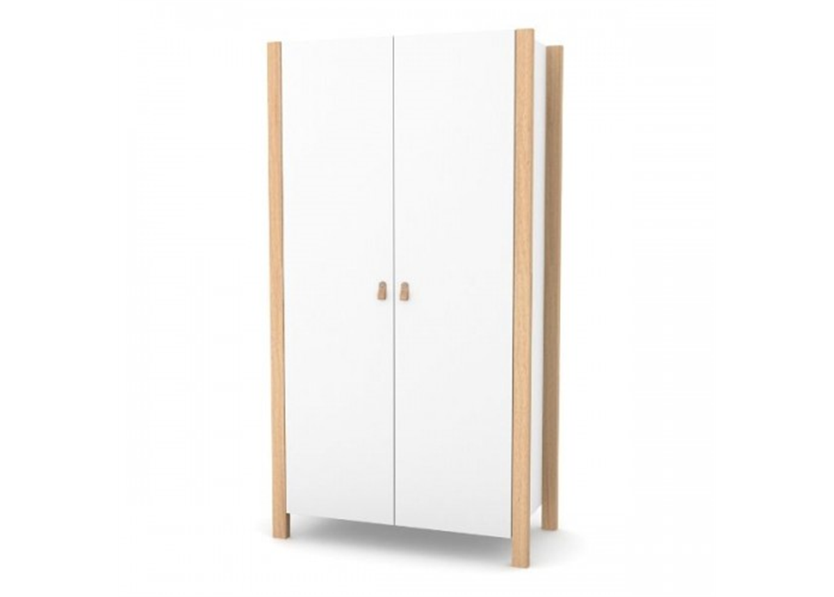 Шкаф Монако Верес бело-буковый