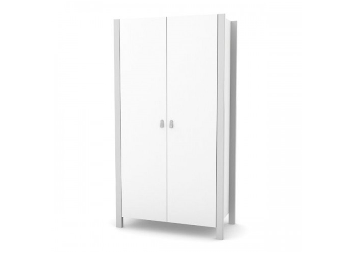 Шкаф Монако Верес бело-серый