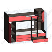 Двухъярусная кровать Миннеаполис Fmebel