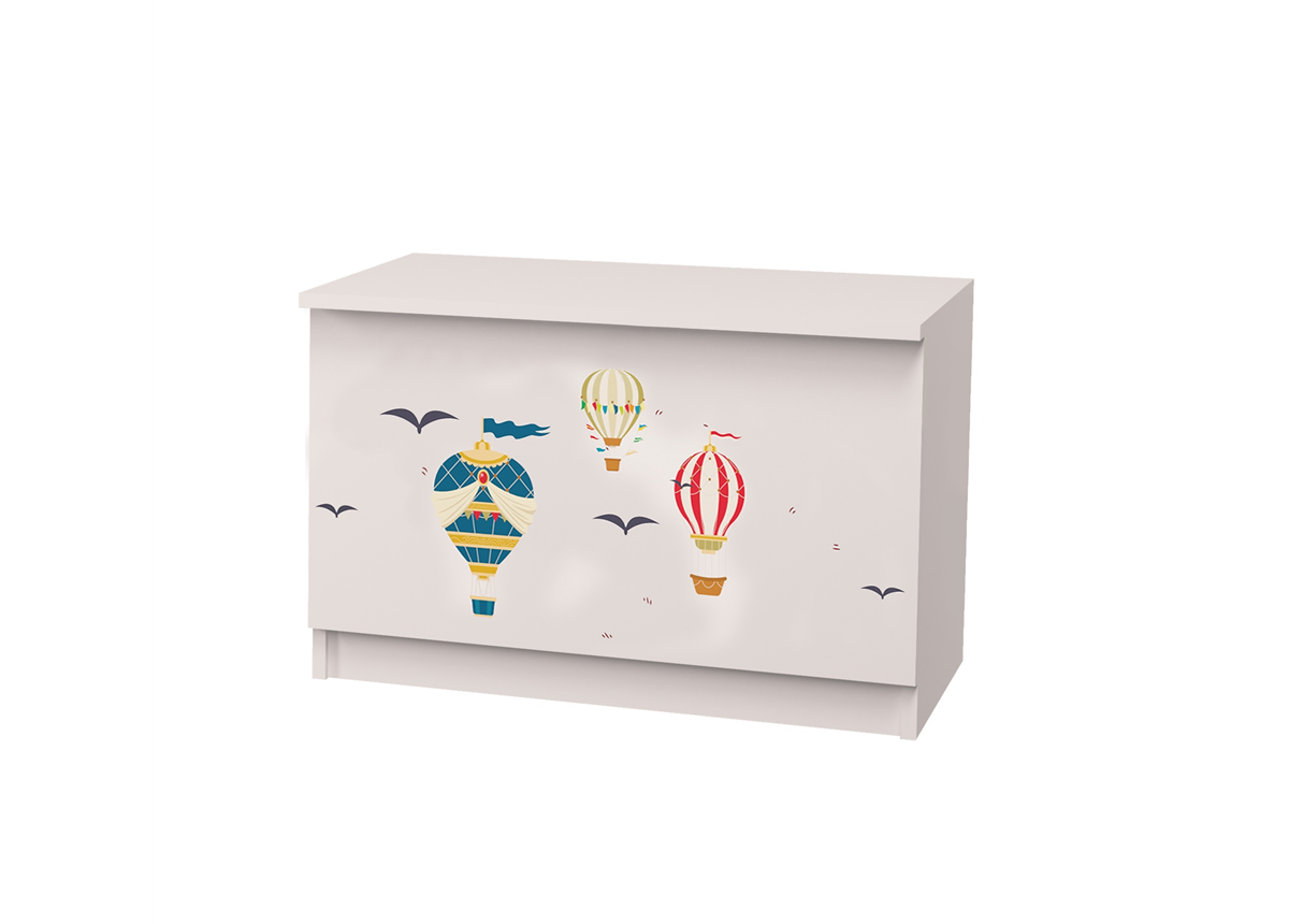 Ящик для игрушек Путешествия MebelKon 50x65x45