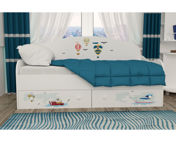 Кровать-диванчик Путешествия MebelKon 80x160