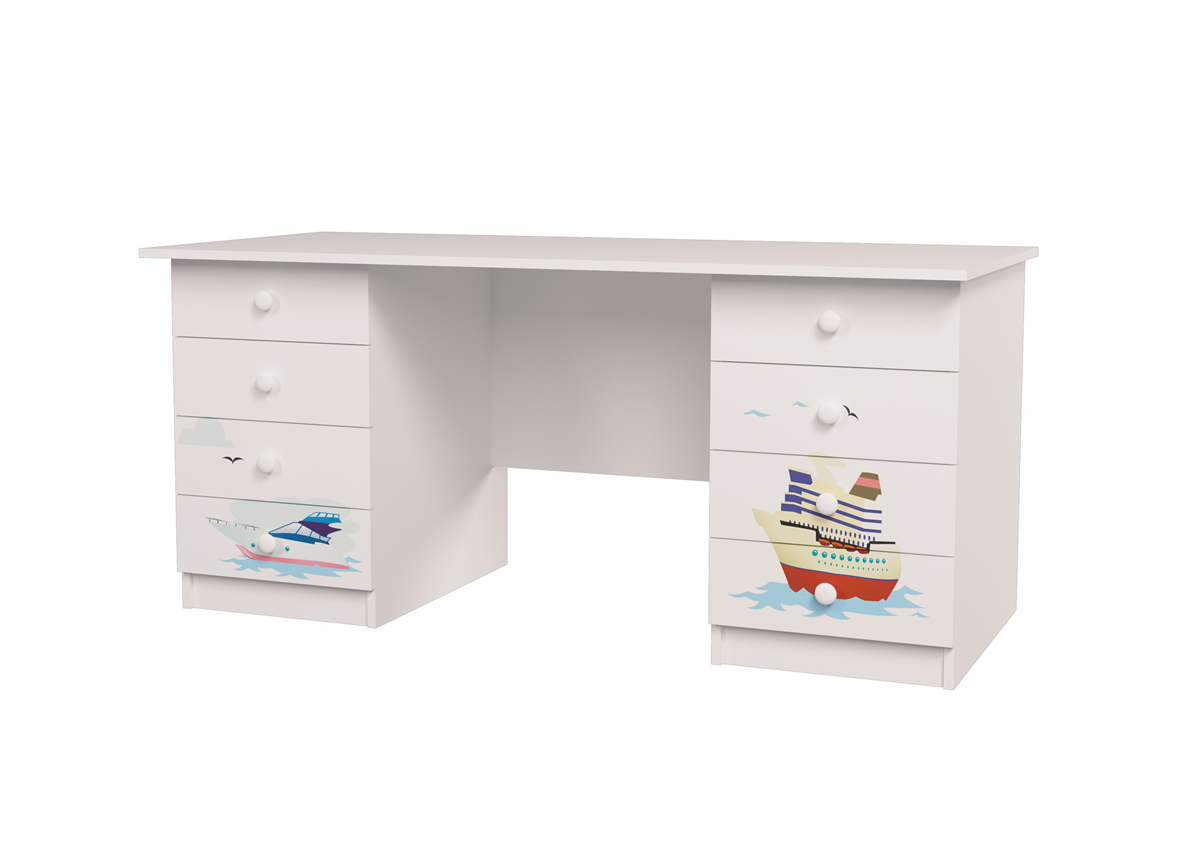 Стол с двумя тумбами Путешествия MebelKon 75x120x65