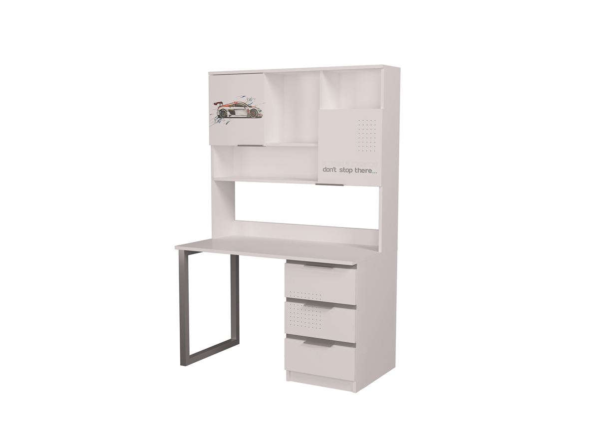 Cтол с надстройкой Ауди AUTO MebelKon 180x120x65