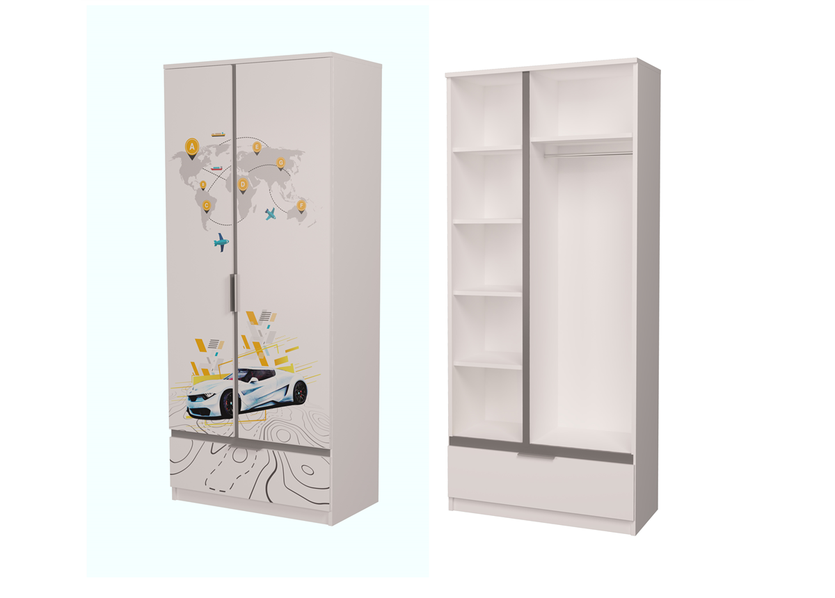 Шкаф БМВ-1.3 AUTO MebelKon 211x90x50