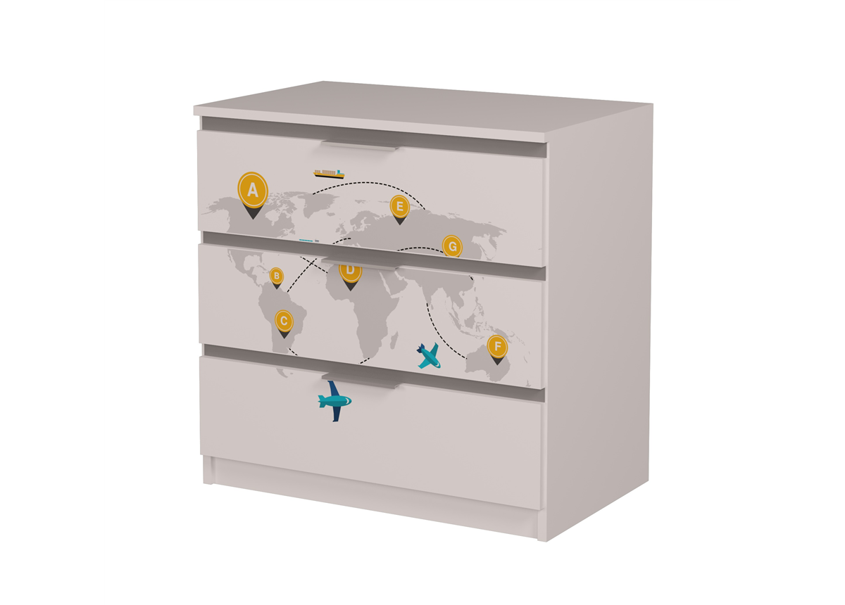 Комод БМВ AUTO MebelKon 76x82x50