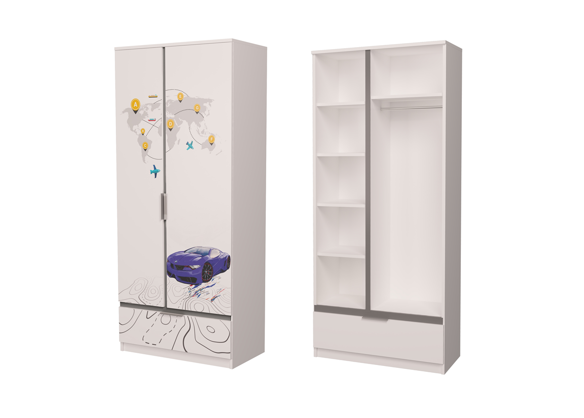 Шкаф БМВ-1.2 AUTO MebelKon 211x100x50