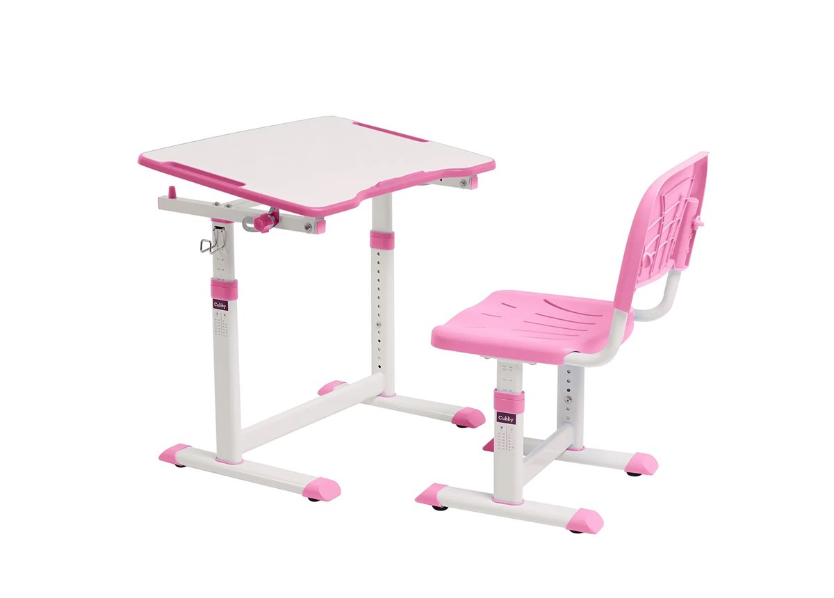 Комплект Cubby парта + стул трансформер OLEA PINK FunDesk