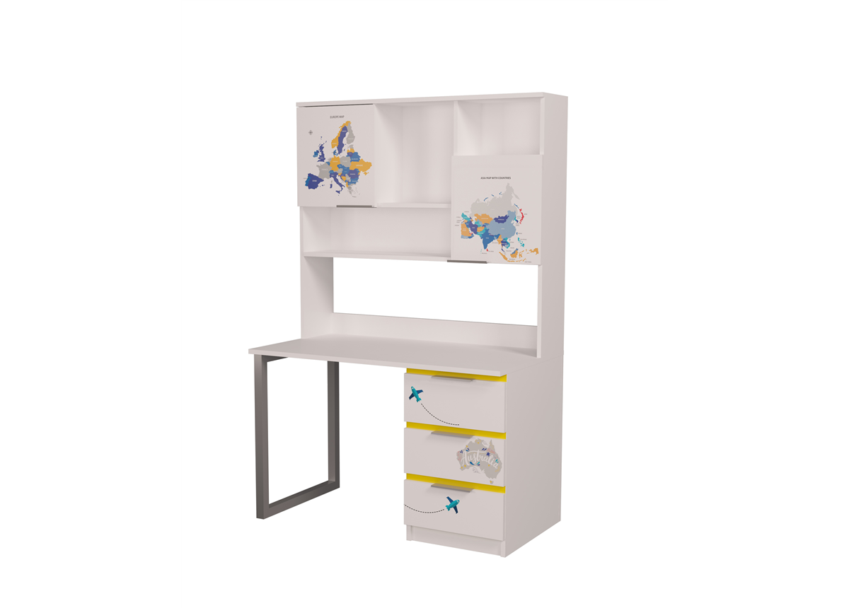 Cтол с надстройкой БМВ-3 AUTO MebelKon 180x120x65