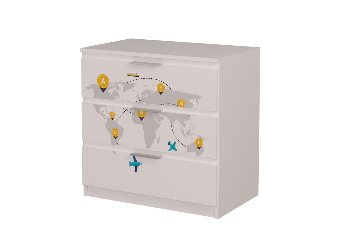 Комод БМВ-2 AUTO MebelKon 76x72x50