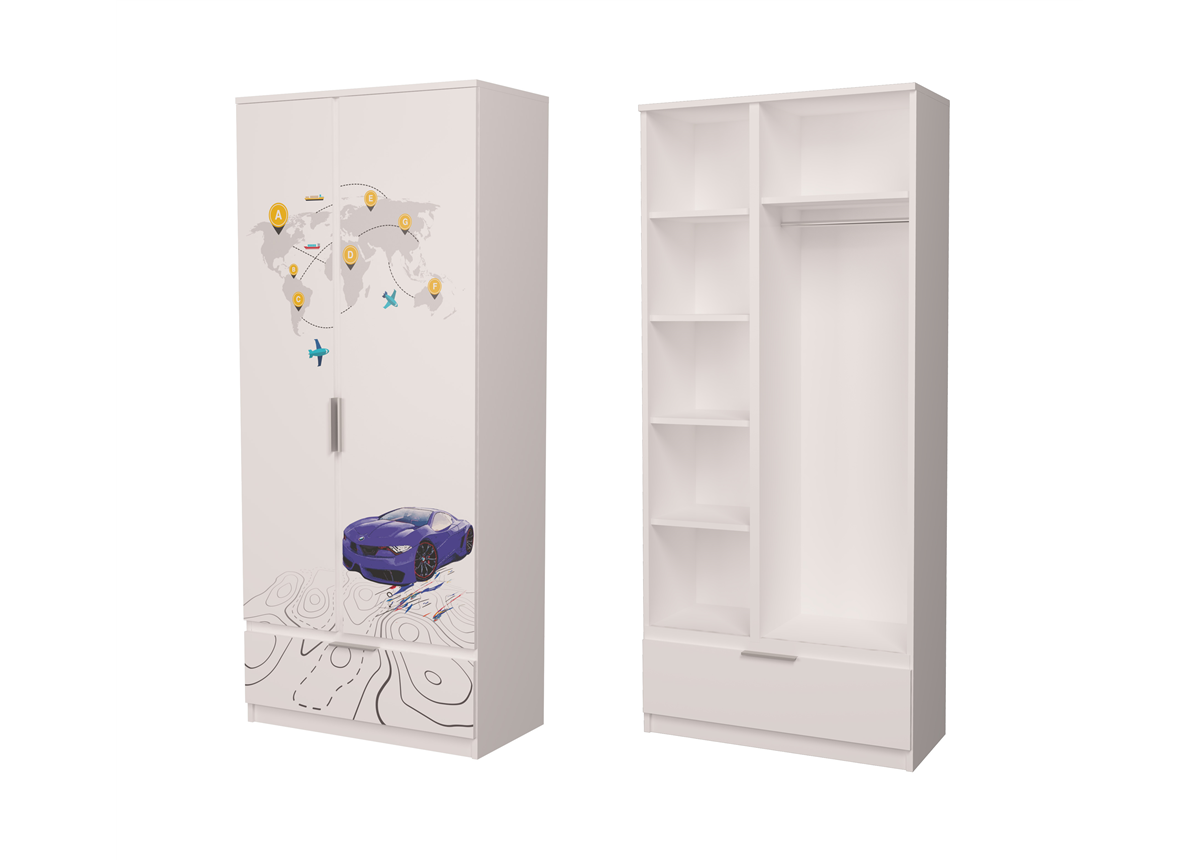 Шкаф БМВ-2.2 AUTO MebelKon 211x90x50