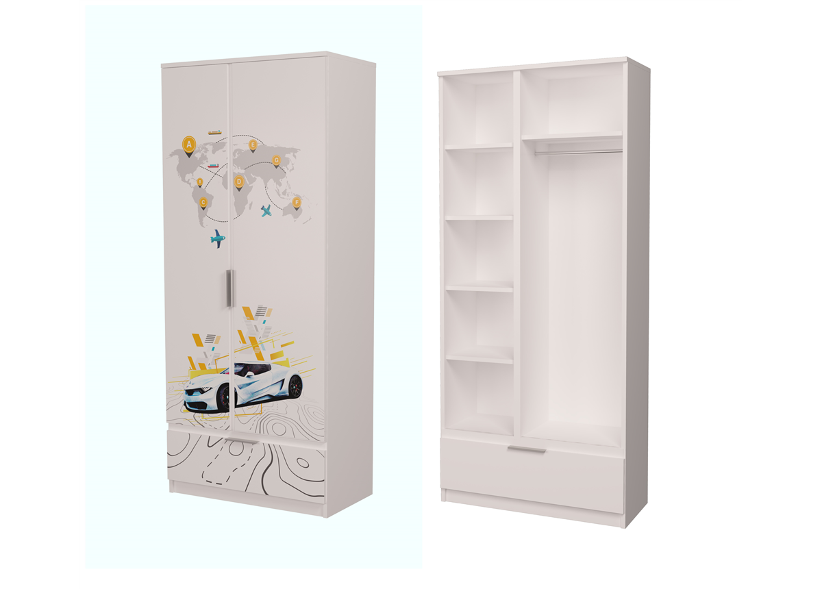 Шкаф БМВ-2.3 AUTO MebelKon 211x90x50