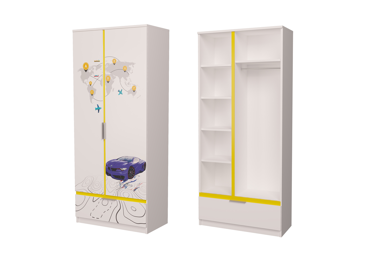 Шкаф БМВ-3.2 AUTO MebelKon 211x90x50