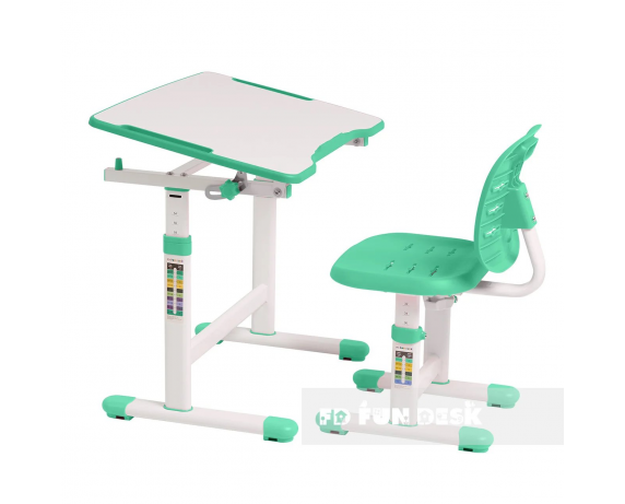 Комплект Cubby парта + стул трансформер OMINO GREEN FunDesk