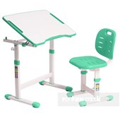Комплект Cubby парта + стул трансформер OMINO GREEN FunDesk