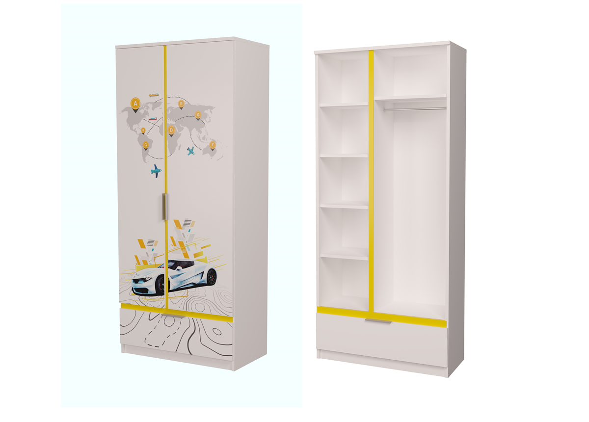 Шкаф БМВ-3.3 AUTO MebelKon 211x100x50