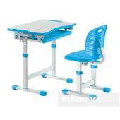 Комплект Fundesk парта + стул трансформер Piccolino III BLUE FunDesk